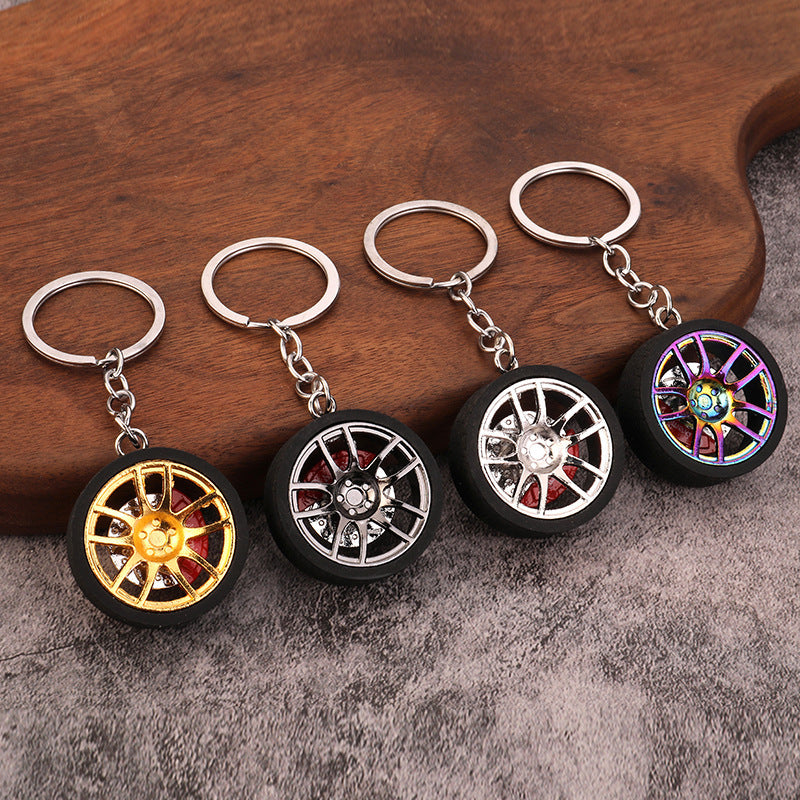 Car wheel keychain 1