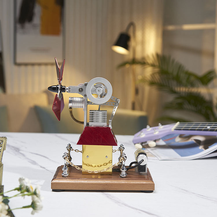 Stirling engine powered Windmill Model