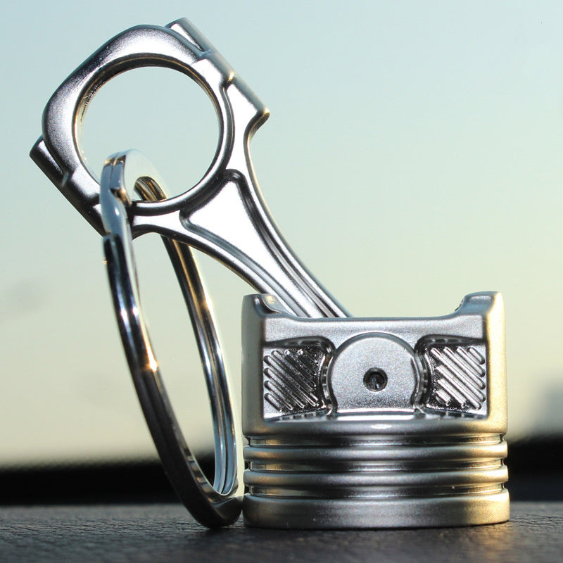 Engine Piston Keychain (Detailed)