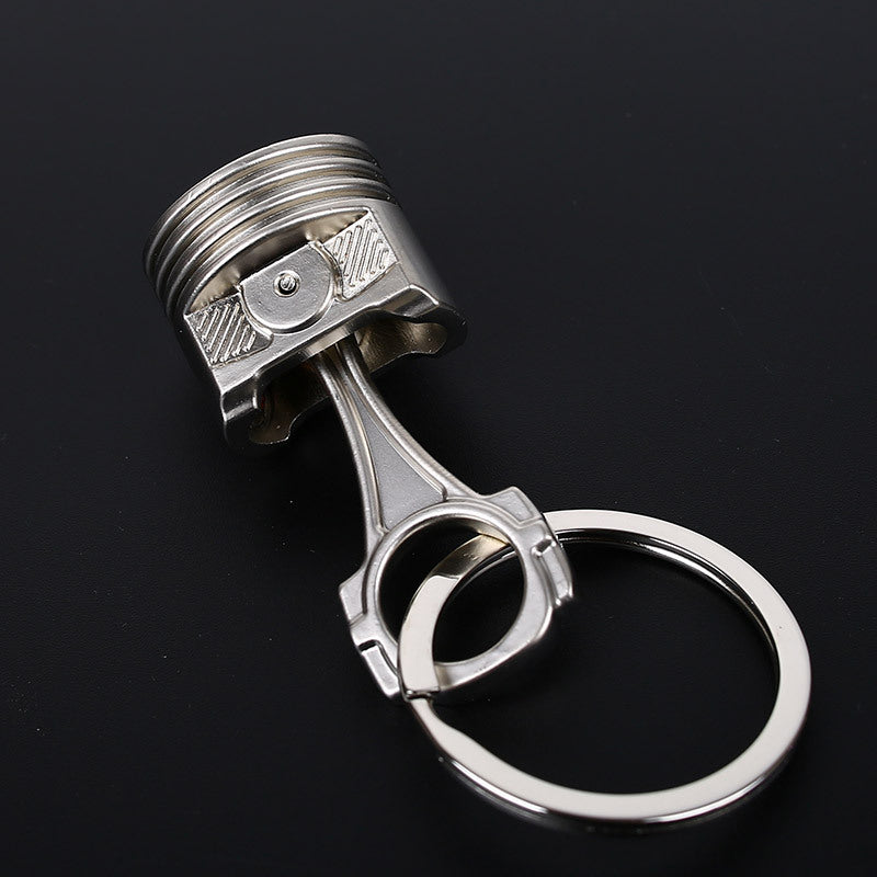 Engine Piston Keychain (Detailed)