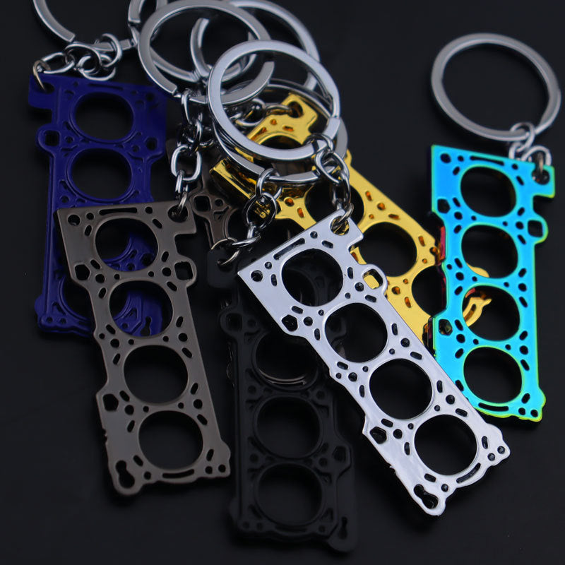 Engine Head Gasket Keychain