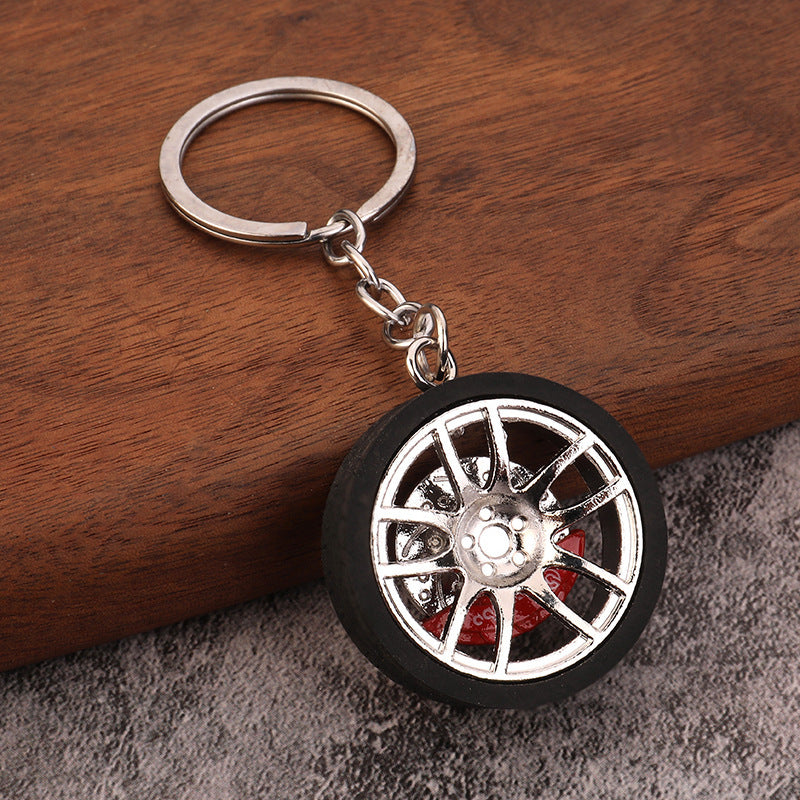 Car wheel keychain 1