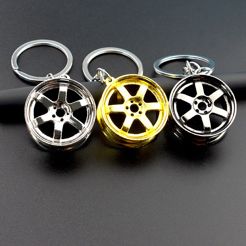 Car Wheel Keychain 2