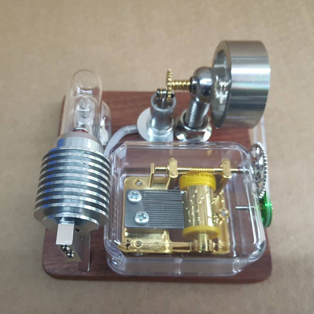 Stirling Engine powered music box