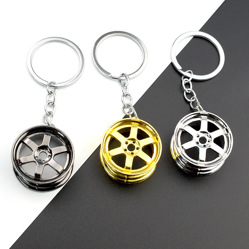 Car Wheel Keychain 2