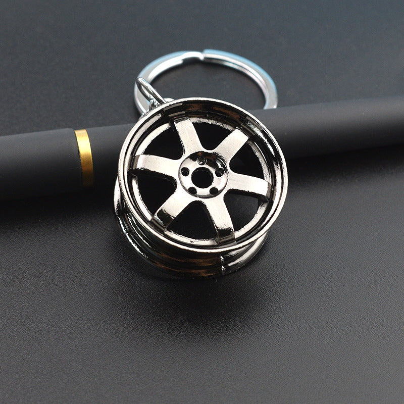 Car Wheel Keychain 2